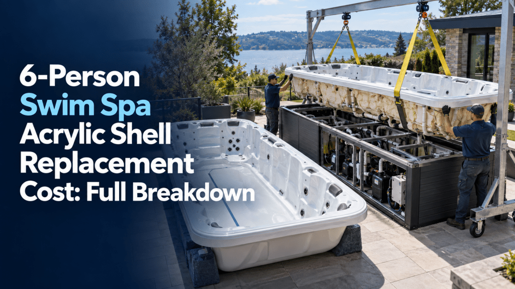 6-Person Swim Spa Acrylic Shell Replacement Cost: Full Breakdown - AquaDoc