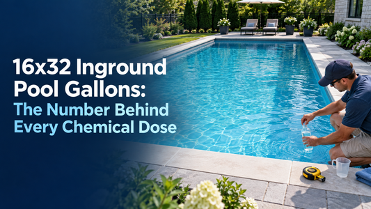 16x32 Inground Pool Gallons: The Number Behind Every Chemical Dose