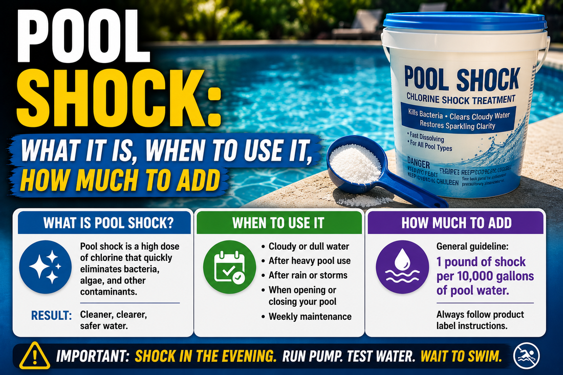 Pool Shock: What It Is, When to Use It, How Much to Add