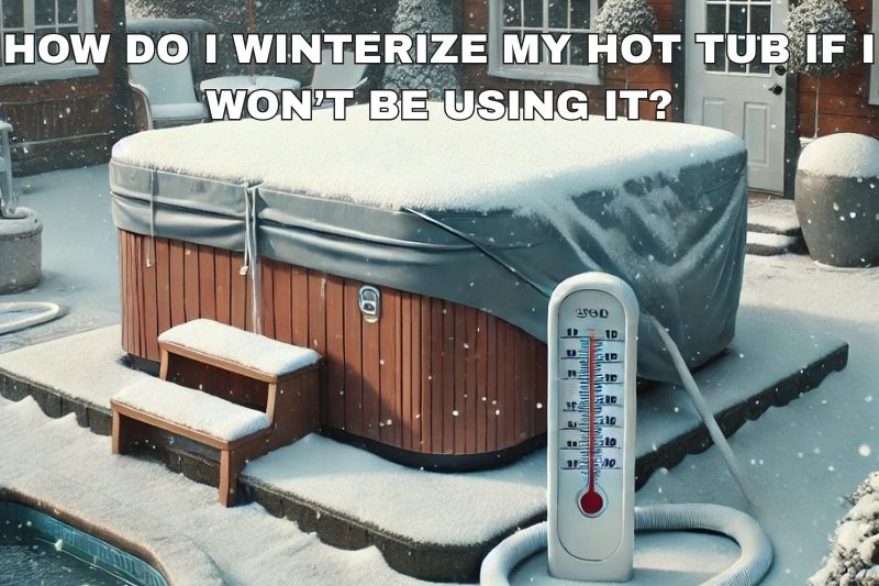 How Do I Winterize My Hot Tub If I Won’t Be Using It? - AquaDoc
