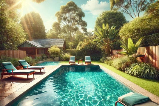  dead algae from pool floor using a vacuum and filter