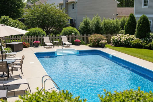 measuring a new pool liner