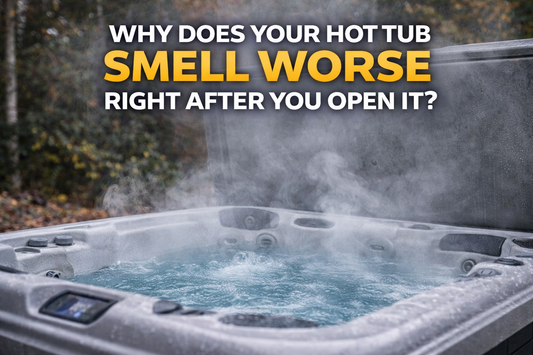 Hot tub water with bad smell after shocking - causes and solutions for smelly spa water