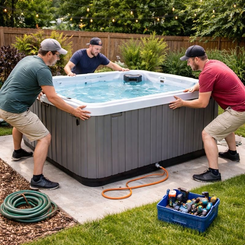 Do I Need a Professional to Install a Hot Tub, or Can I DIY? - AquaDoc