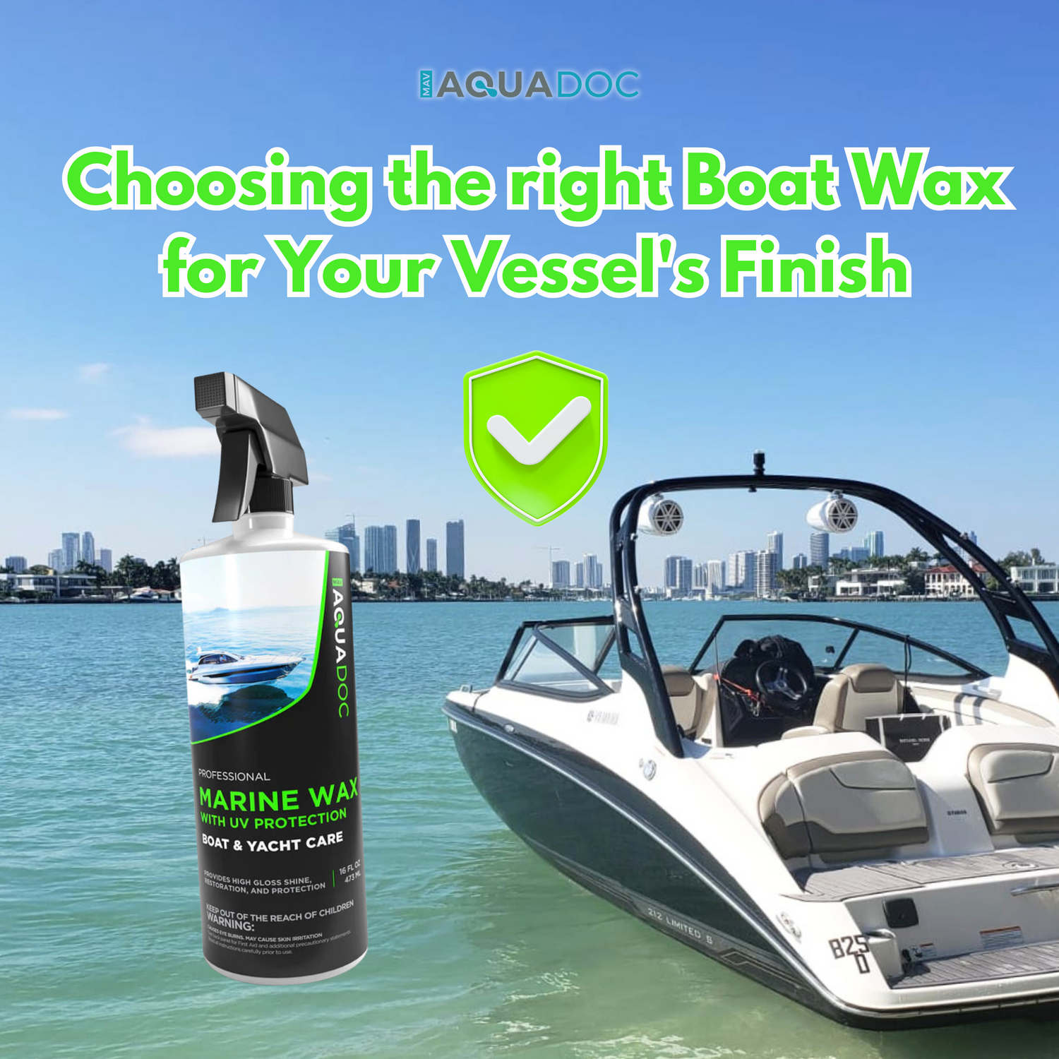 Mastering the art of boat waxing! Applying wax for long-lasting protection and dazzling shine.