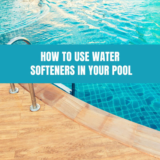 Using water softeners to manage pool water hardness and prevent scaling