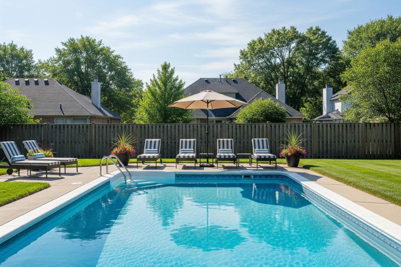 Measuring swimming pool dimensions for a new pool cover