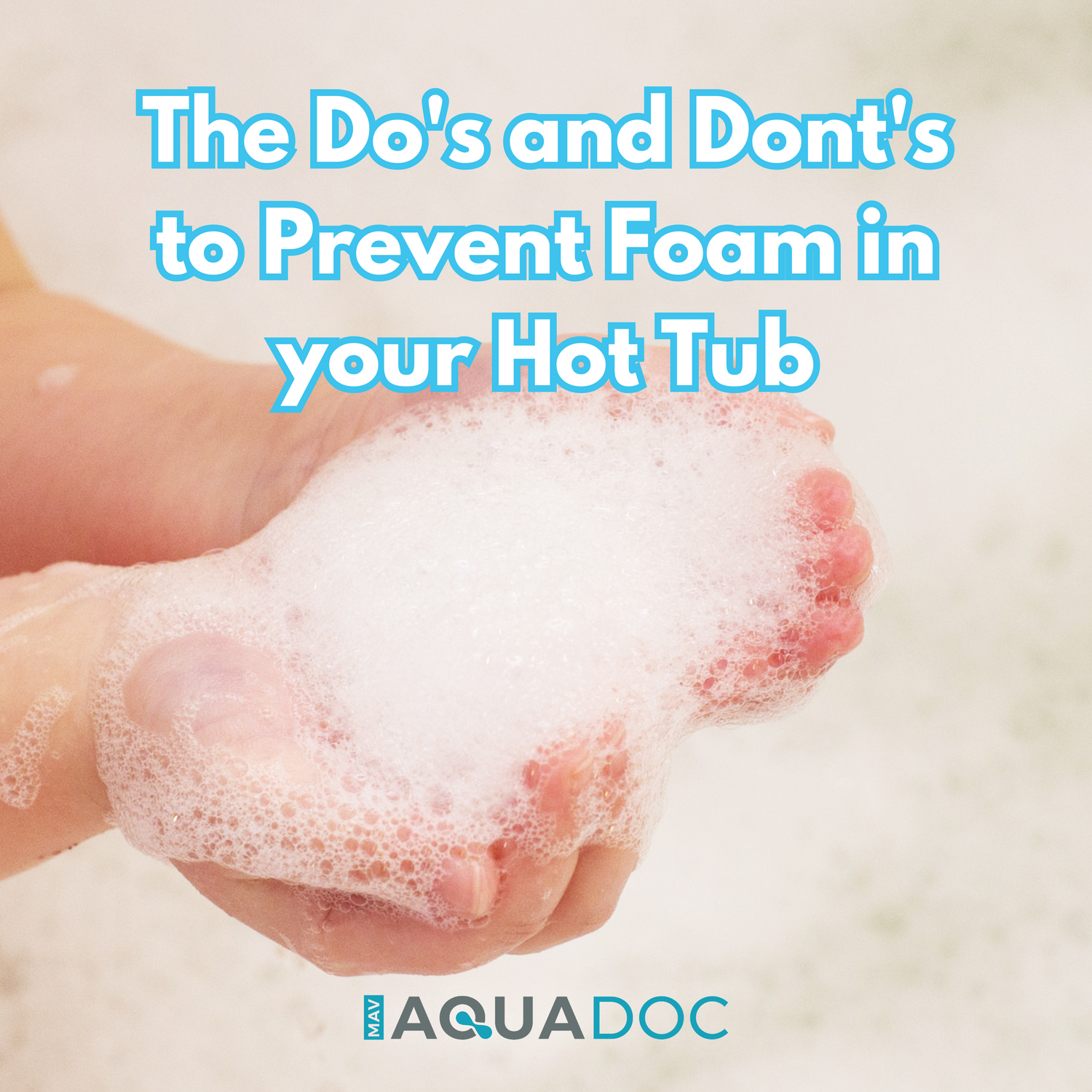 We've got the secret sauce to prevent foam in your hot tub and your serenity intact.