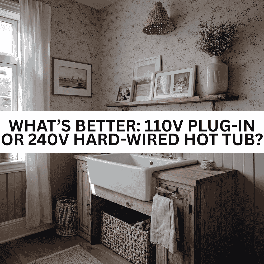 What’s Better: 110V Plug-In or 240V Hard-Wired Hot Tub?