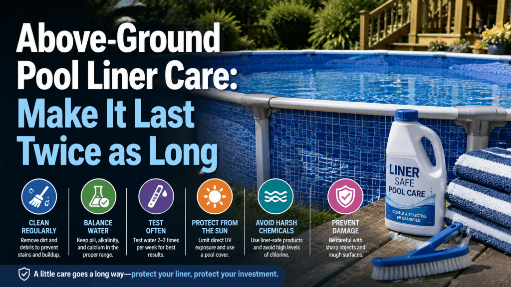 Above-Ground Pool Liner Care: Make It Last Twice as Long - AquaDoc