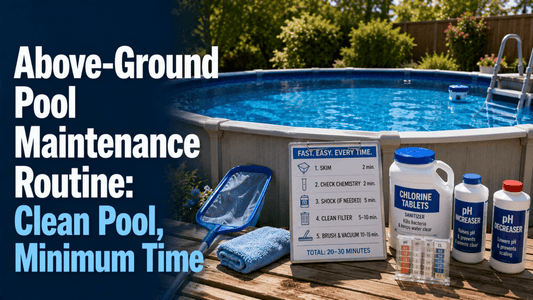 Above-Ground Pool Maintenance Routine: Clean Pool, Minimum Time - AquaDoc