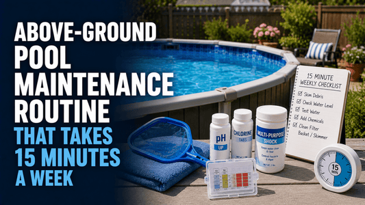 Above-Ground Pool Maintenance Routine That Takes 15 Minutes a Week - AquaDoc
