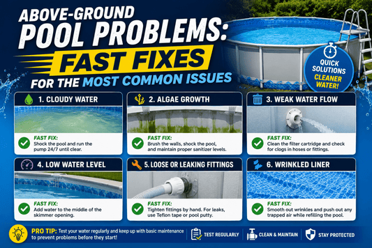 Above-Ground Pool Problems: Fast Fixes for the Most Common Issues - AquaDoc