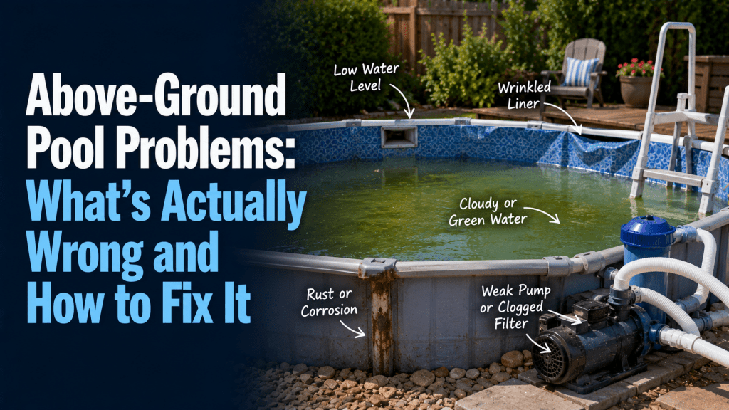 Above-Ground Pool Problems: What's Actually Wrong and How to Fix It - AquaDoc