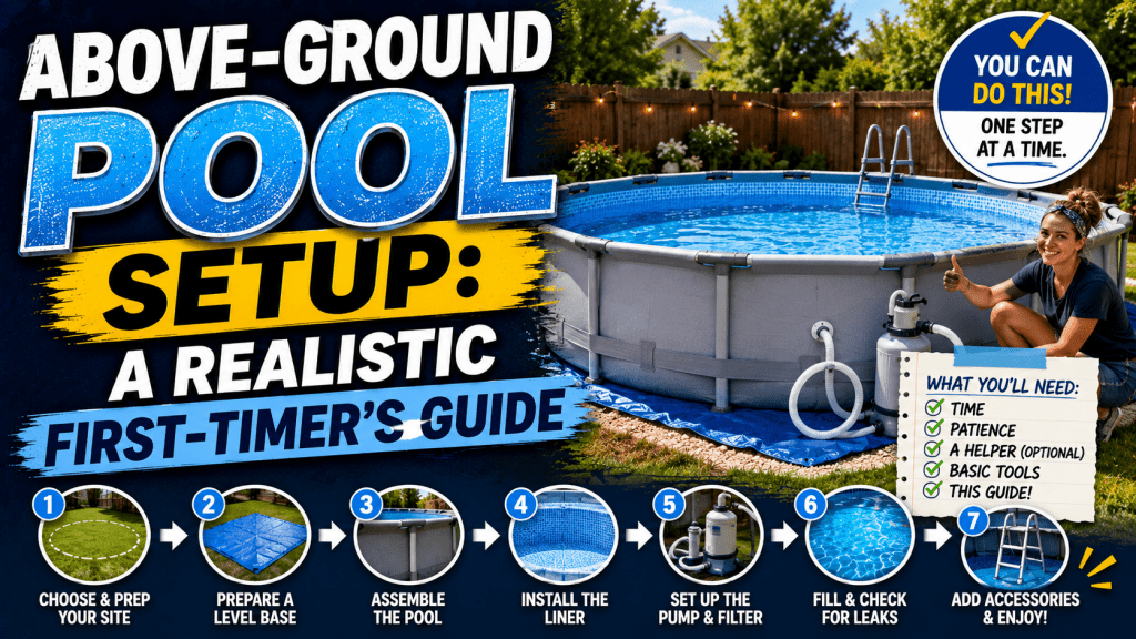 Above-Ground Pool Setup: A Realistic First-Timer's Guide - AquaDoc
