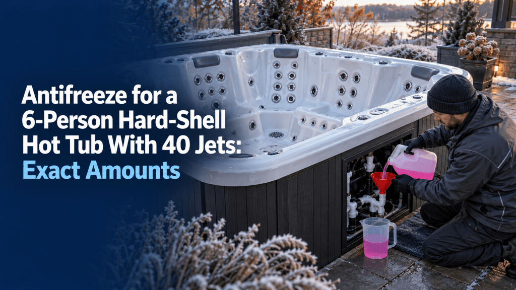 Antifreeze for a 6-Person Hard-Shell Hot Tub With 40 Jets: Exact Amounts - AquaDoc