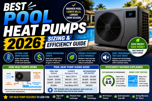 Best Pool Heat Pumps 2026: Sizing & Efficiency Guide - AquaDoc