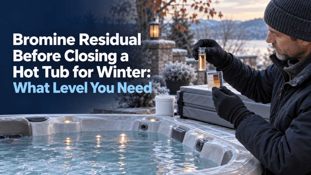 Bromine Residual Before Closing a Hot Tub for Winter: What Level You Need - AquaDoc