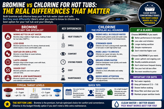 Bromine vs Chlorine for Hot Tubs: The Real Differences That Matter - AquaDoc