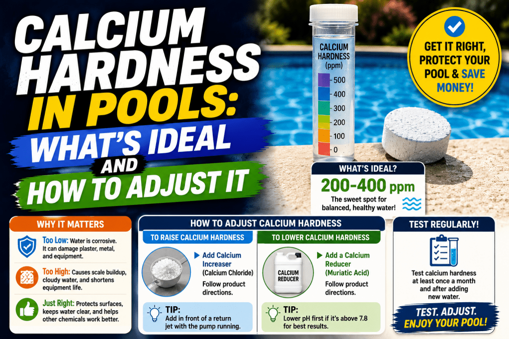 Calcium Hardness in Pools: What's Ideal and How to Adjust It - AquaDoc