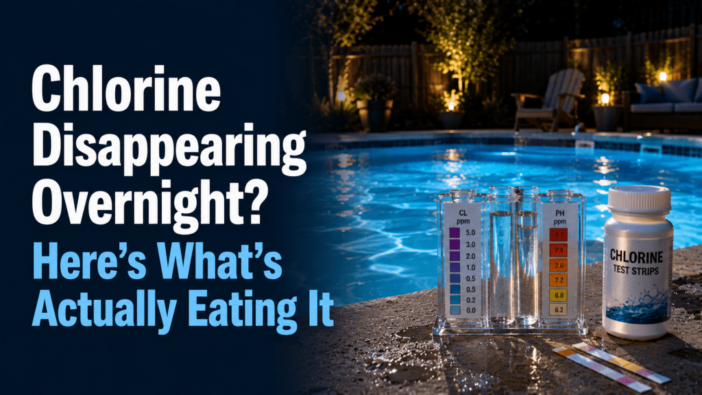 Chlorine Disappearing Overnight? Here's What's Actually Eating It - AquaDoc