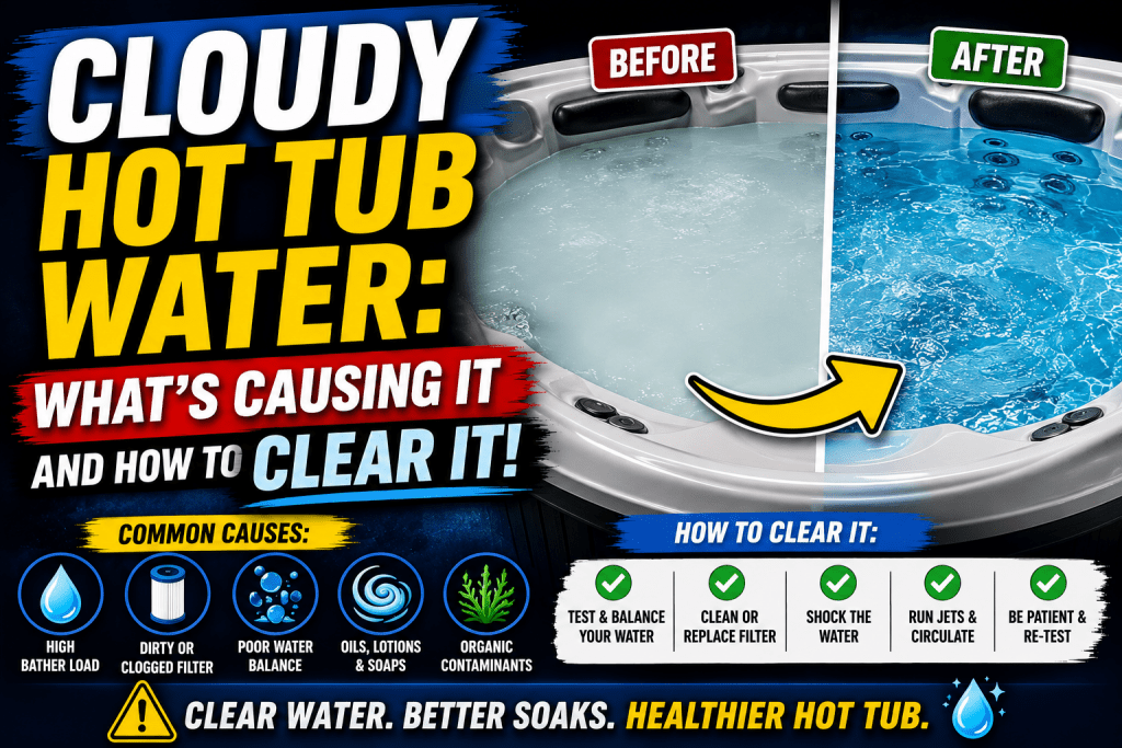 Cloudy Hot Tub Water: What's Causing It and How to Clear It - AquaDoc