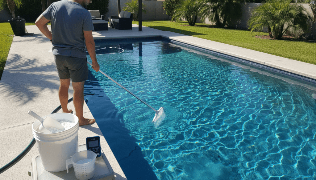 Cyanuric Acid Dose for a 20,000-Gallon Pool Starting From Zero