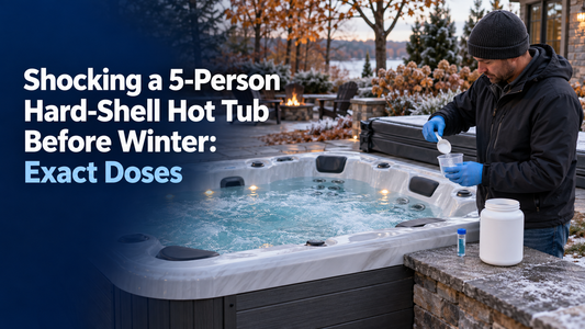Shocking a 5-Person Hard-Shell Hot Tub Before Winter: Exact Doses
