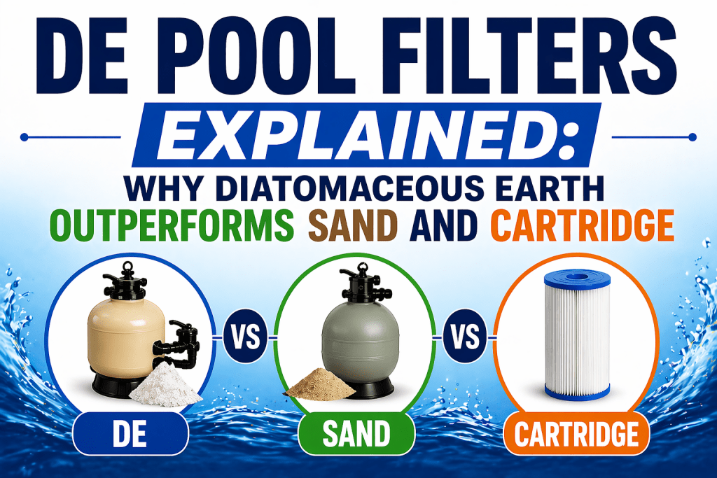 DE Pool Filters Explained: Why Diatomaceous Earth Outperforms Sand and Cartridge - AquaDoc