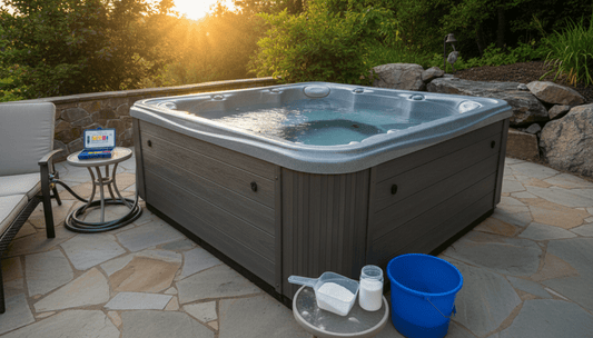 Dichlor Shock for a 500-Gallon Hot Tub Filled With High-Iron Well Water