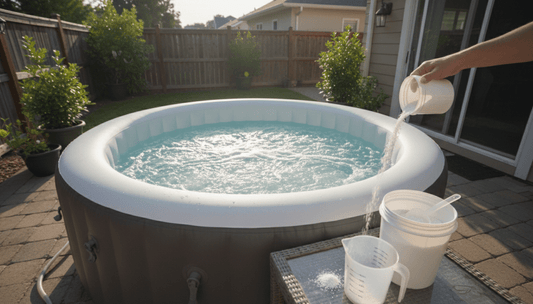 Dichlor Startup Dose for a 400-Gallon Inflatable Hot Tub: First Fill Guide