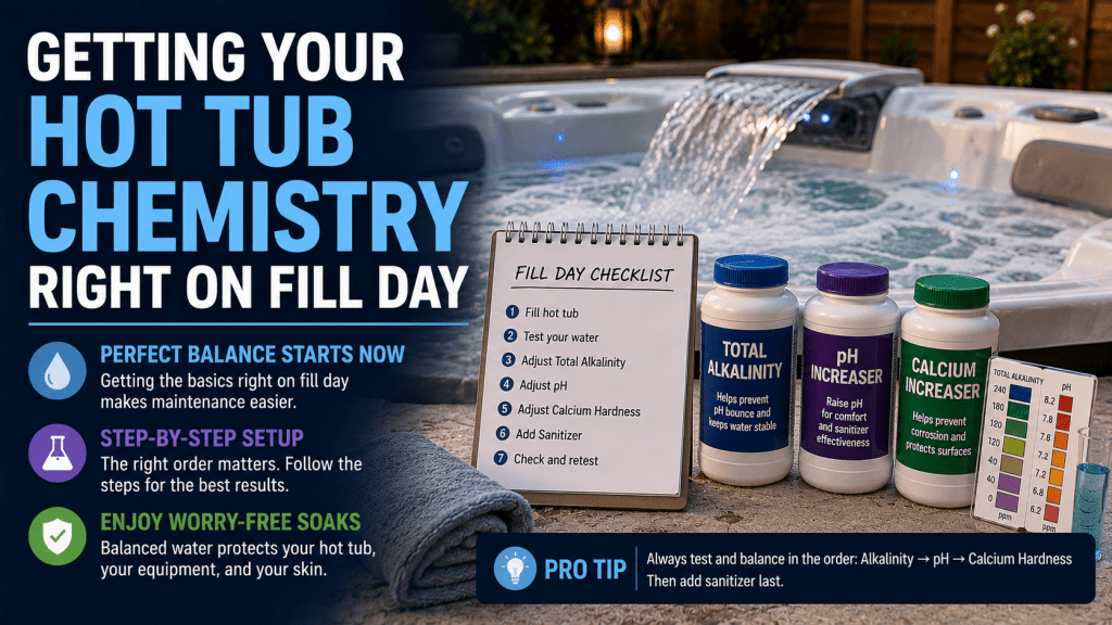 Getting Your Hot Tub Chemistry Right on Fill Day - AquaDoc