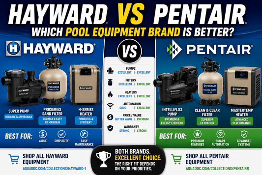 Hayward vs Pentair: Which Pool Equipment Brand Is Better? - AquaDoc