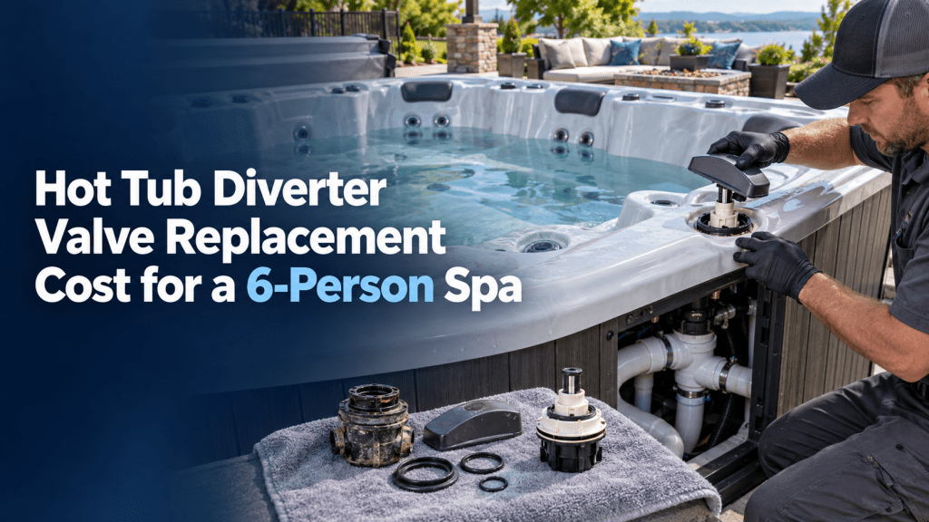 Hot Tub Diverter Valve Replacement Cost for a 6-Person Spa - AquaDoc