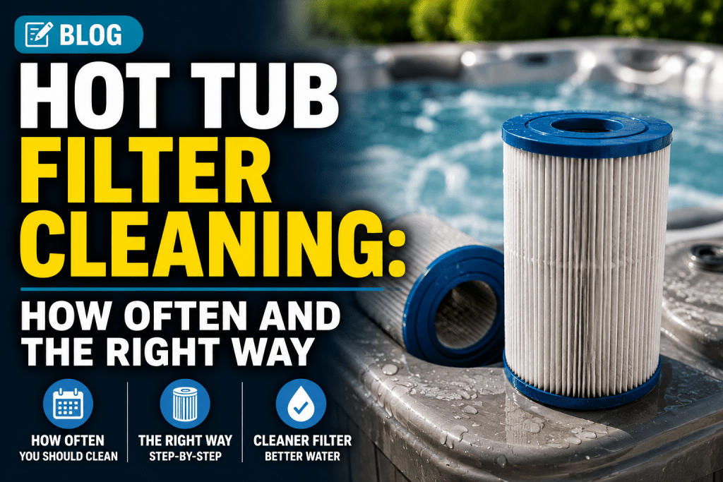 Hot Tub Filter Cleaning: How Often and the Right Way - AquaDoc