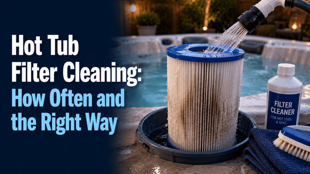 Hot Tub Filter Cleaning: How Often and the Right Way - AquaDoc