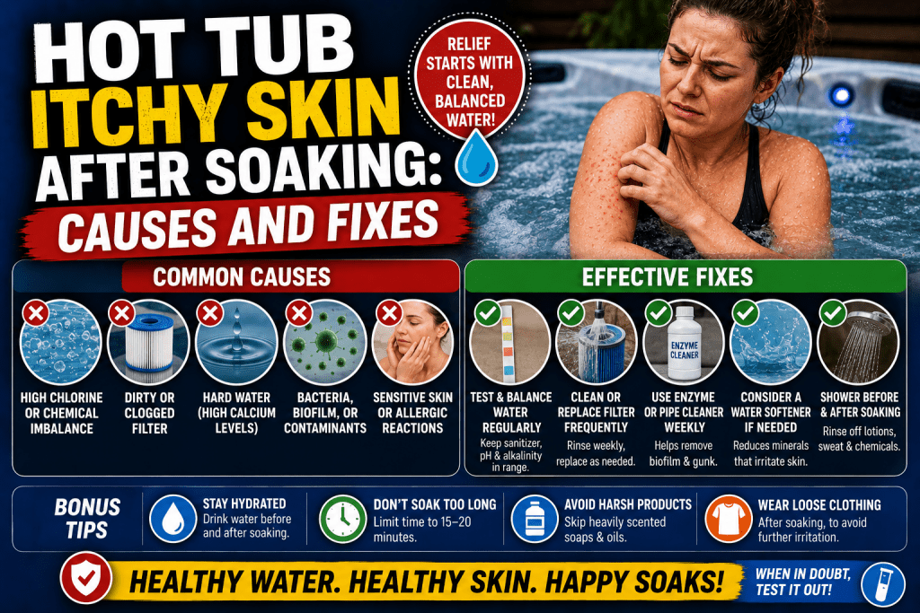 Hot Tub Itchy Skin After Soaking: Causes and Fixes - AquaDoc