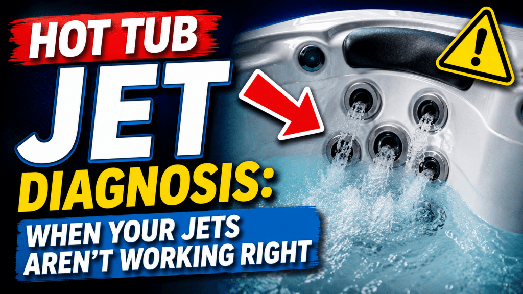 Hot Tub Jet Diagnosis: When Your Jets Aren't Working Right - AquaDoc