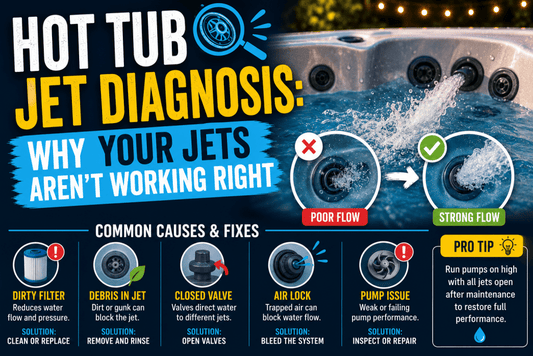 Hot Tub Jet Diagnosis: Why Your Jets Aren't Working Right - AquaDoc