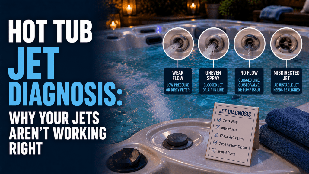 Hot Tub Jet Diagnosis: Why Your Jets Aren't Working Right - AquaDoc