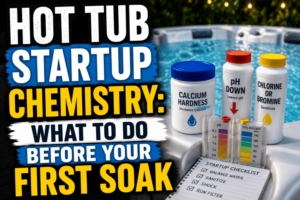 Hot Tub Startup Chemistry: What to Do Before Your First Soak - AquaDoc
