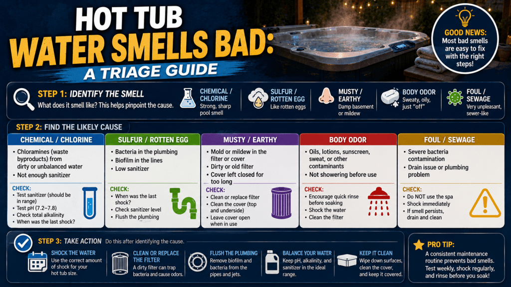 Hot Tub Water Smells Bad: A Triage Guide - AquaDoc