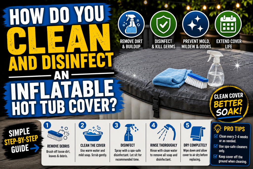 How Do You Clean and Disinfect an Inflatable Hot Tub Cover? - AquaDoc
