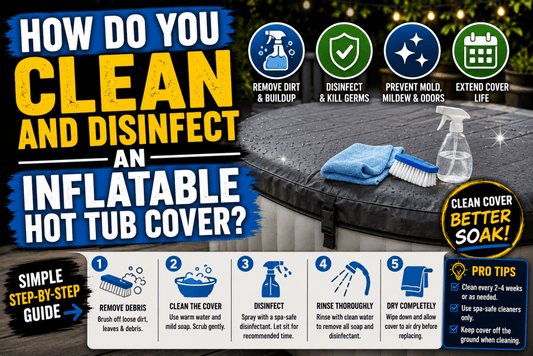 How Do You Clean and Disinfect an Inflatable Hot Tub Cover? - AquaDoc