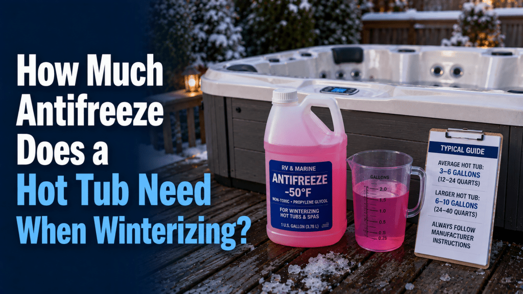How Much Antifreeze Does a Hot Tub Need When Winterizing? - AquaDoc