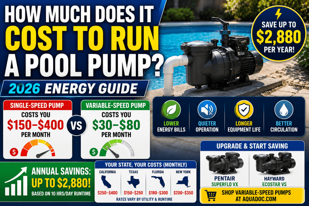 How Much Does It Cost to Run a Pool Pump? (2026 Energy Guide) - AquaDoc