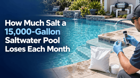 How Much Salt a 15,000-Gallon Saltwater Pool Loses Each Month - AquaDoc