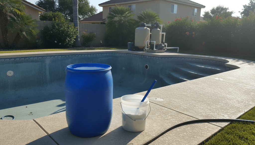 How Much Stabilizer to Add to a 15,000-Gallon Pool After a Partial Drain