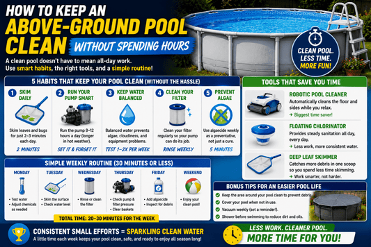 How to Keep an Above-Ground Pool Clean Without Spending Hours - AquaDoc