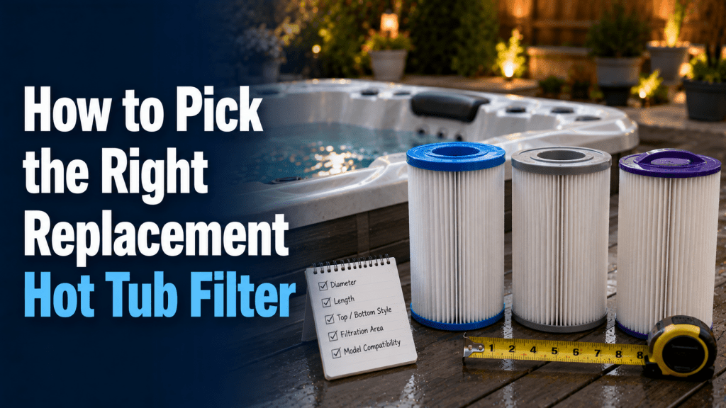 How to Pick the Right Replacement Hot Tub Filter - AquaDoc